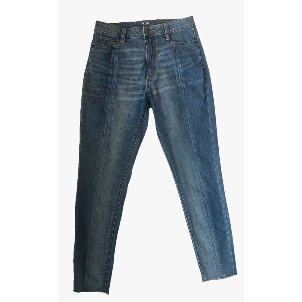 Blue Denim Pants Size 6 a.n.a. Skinny Jeans Casual Women Clothing